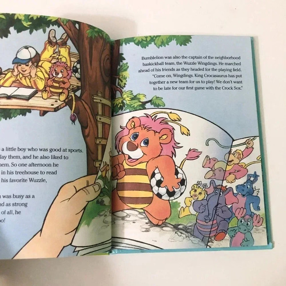 Vtg 1984 The Wuzzles Win One for Bumblelion  Hardcover Book - Picture 11 of 16